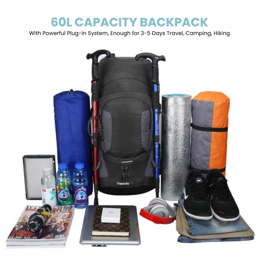 60L Waterproof Adventure Pack | Essential Outdoor Gear