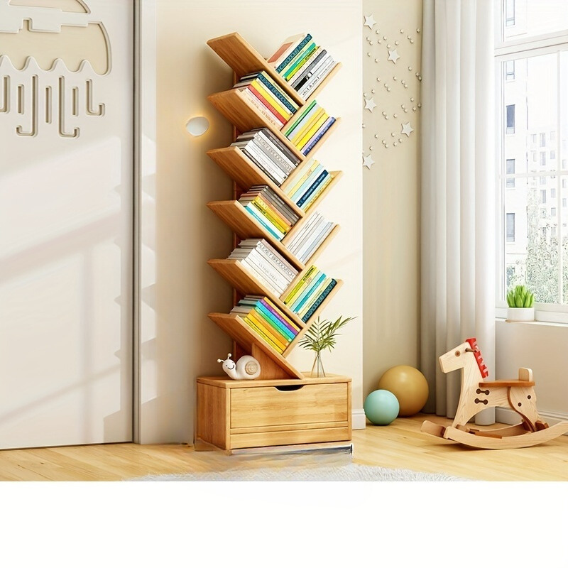 TreeShelf™ Vertical Bookcase – Stylish & Space-Saving Storage Solution