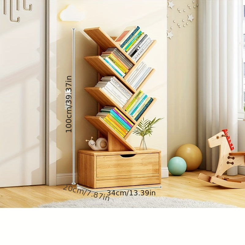 TreeShelf™ Vertical Bookcase – Stylish & Space-Saving Storage Solution