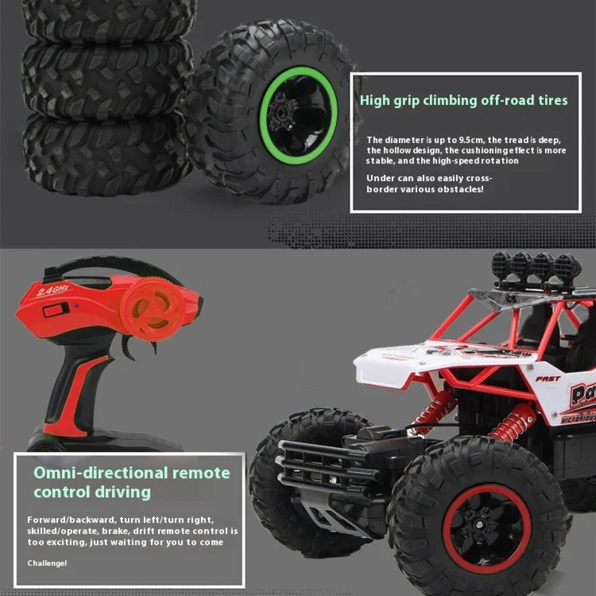4x4 Rock Crawler Monster Truck for Extreme Off-Road Adven...