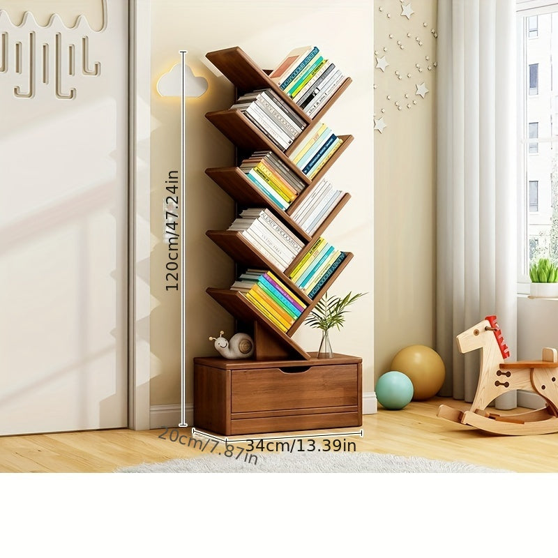 TreeShelf™ Vertical Bookcase – Stylish & Space-Saving Storage Solution
