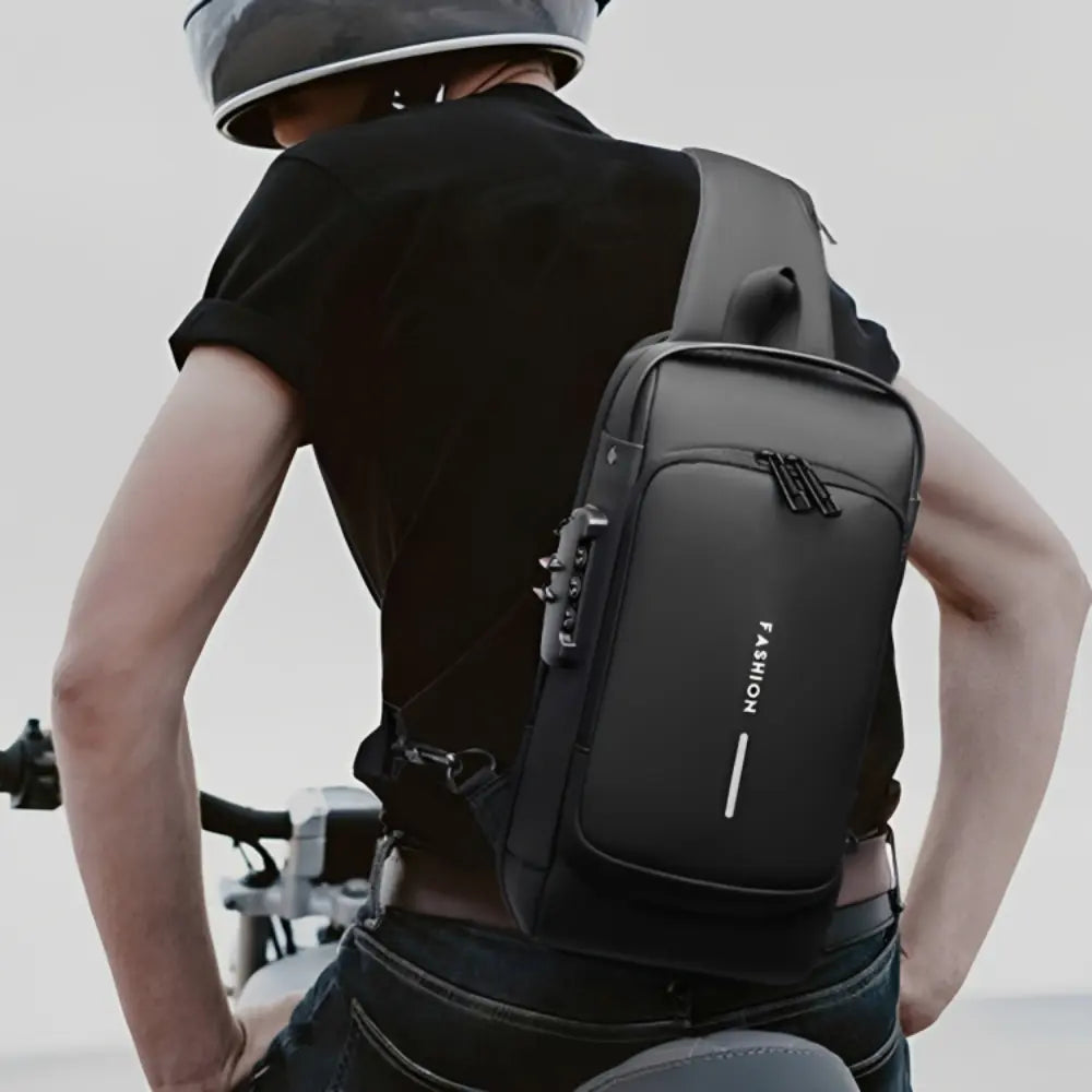 AeroShield Waterproof Anti-Theft Crossbody Bag for Men