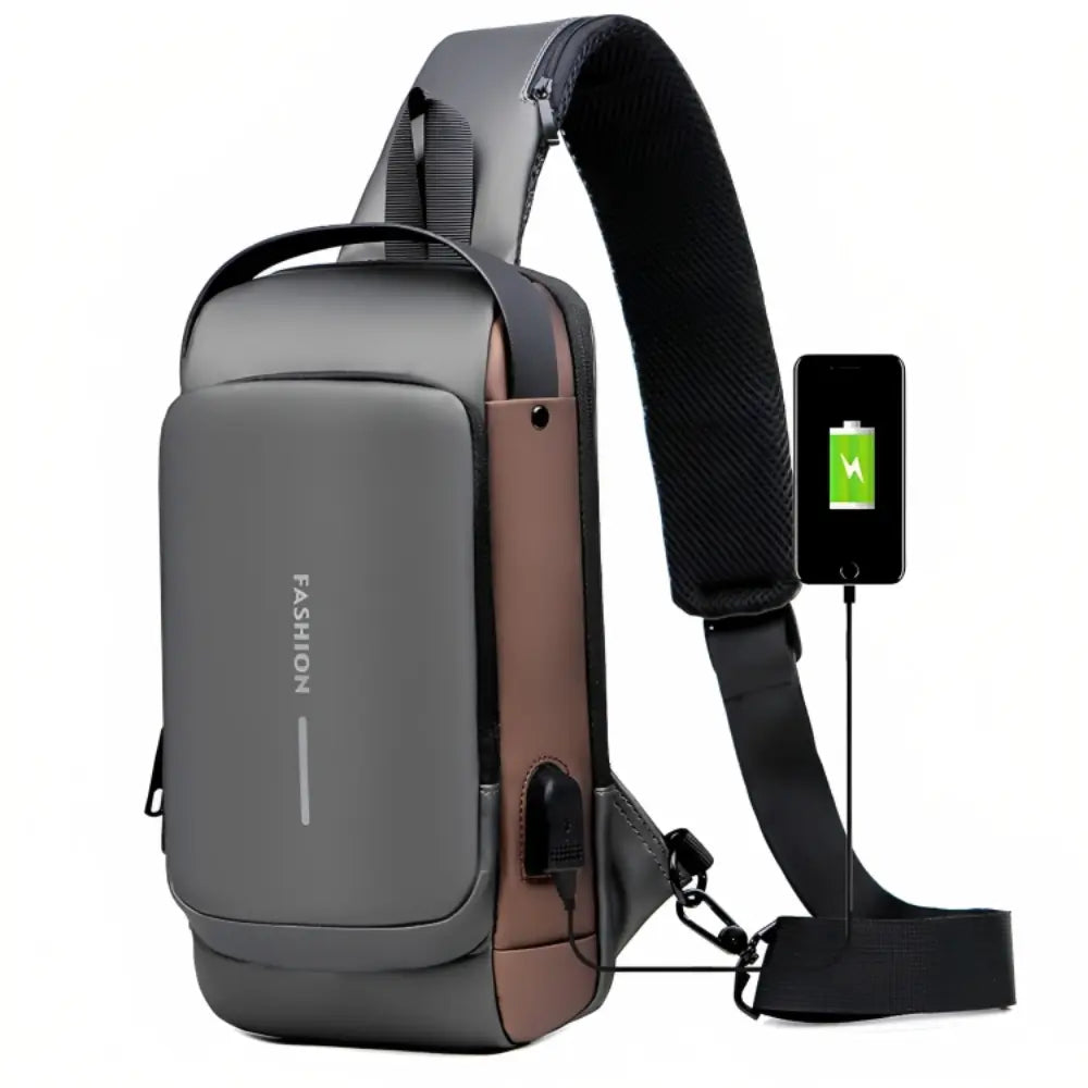 AeroShield Waterproof Anti-Theft Crossbody Bag for Men