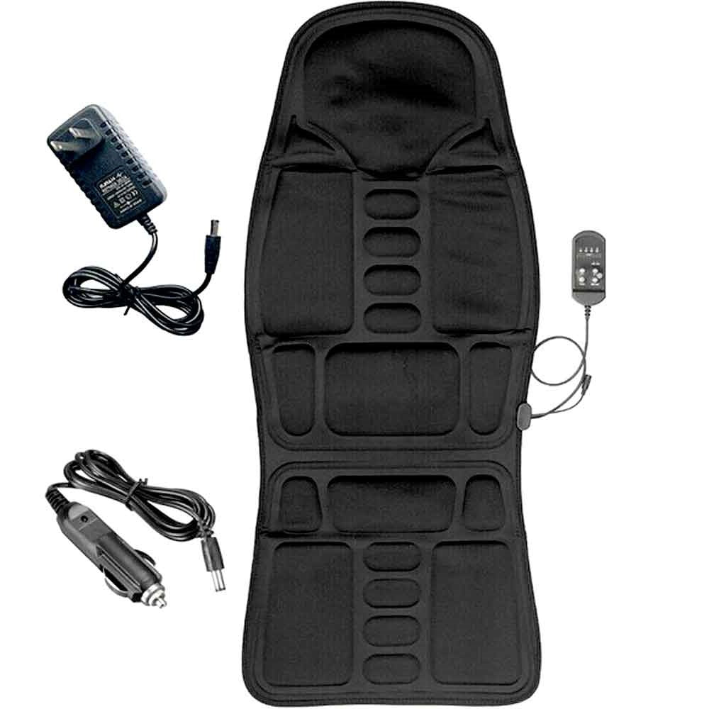 8-Setting Heated Massage Pad for Full-Body Comfort at Home & Car