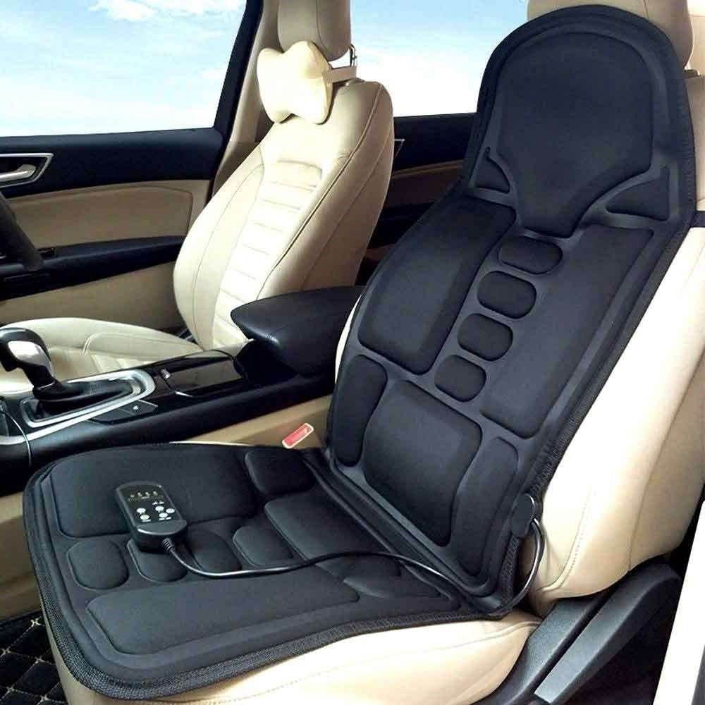 8-Setting Heated Massage Pad for Full-Body Comfort at Home & Car