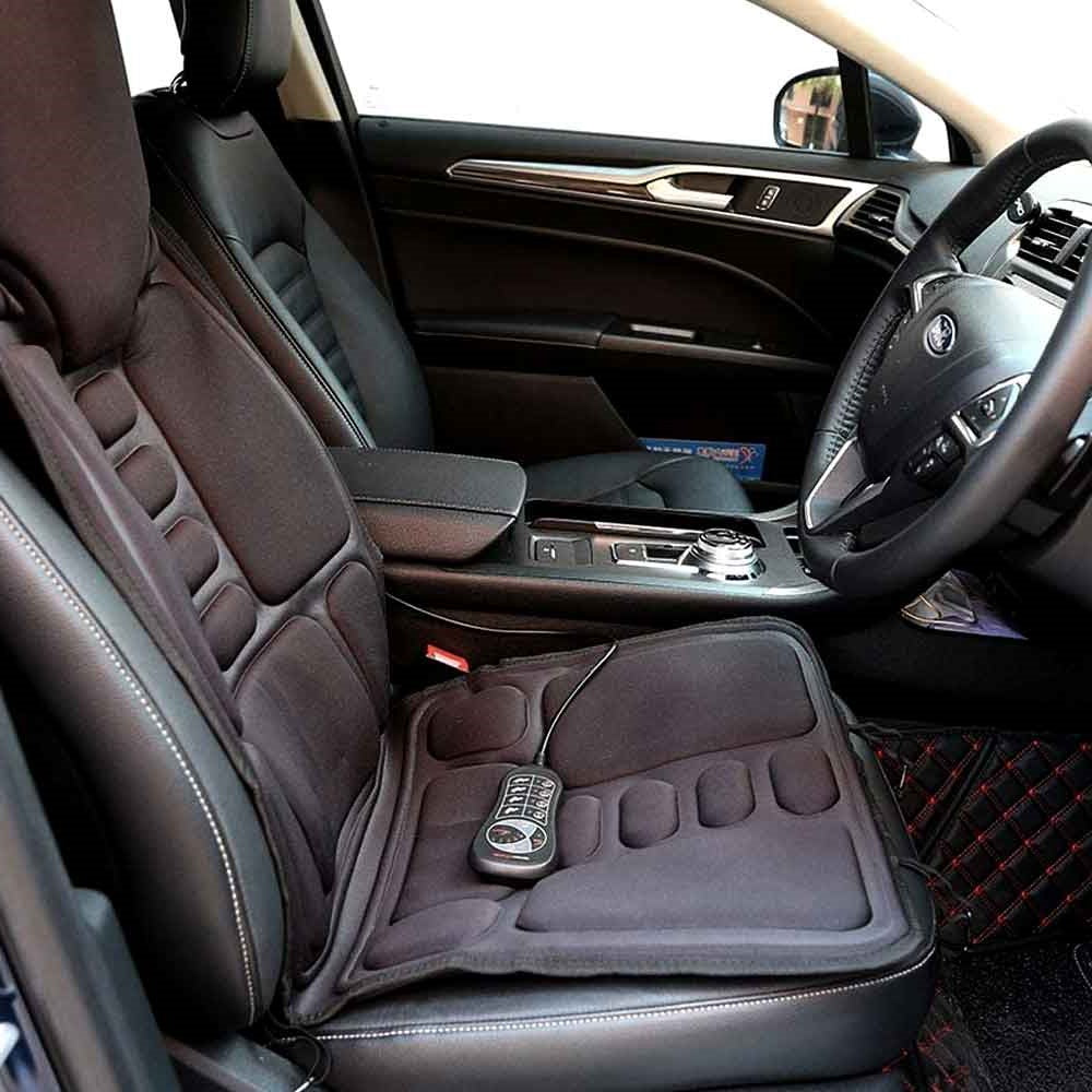 8-Setting Heated Massage Pad for Full-Body Comfort at Home & Car