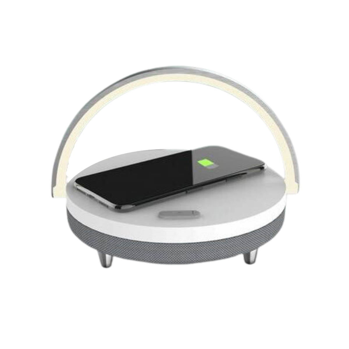 3-in-1 Smart Desk Lamp with Bluetooth Speaker & Wireless ...