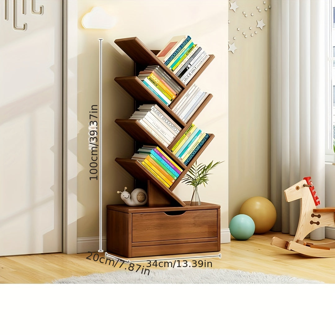 TreeShelf™ Vertical Bookcase – Stylish & Space-Saving Storage Solution
