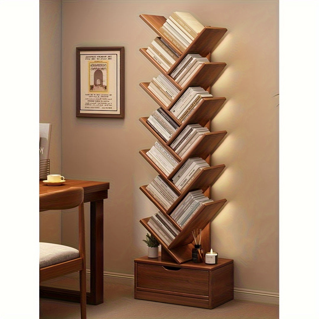 TreeShelf™ Vertical Bookcase – Stylish & Space-Saving Storage Solution